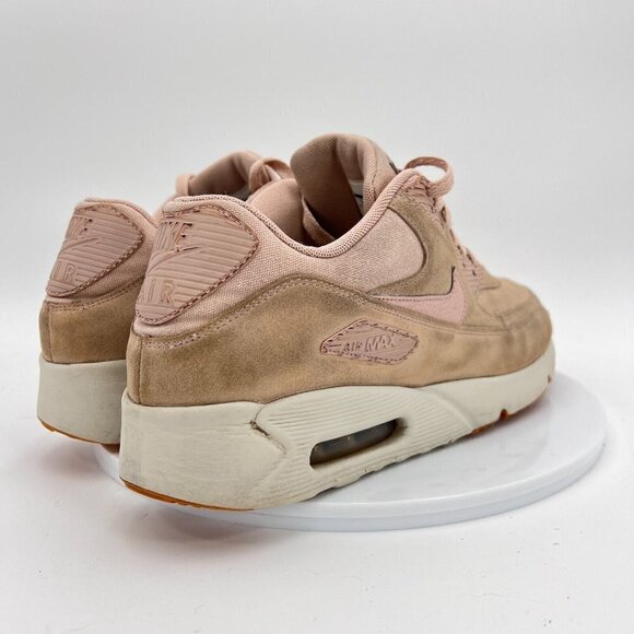 Nike Air Max 90 Ultra 2.0 Women Size 11 924447-201 Particle Beige Suede Shoes - Picture 5 of 14